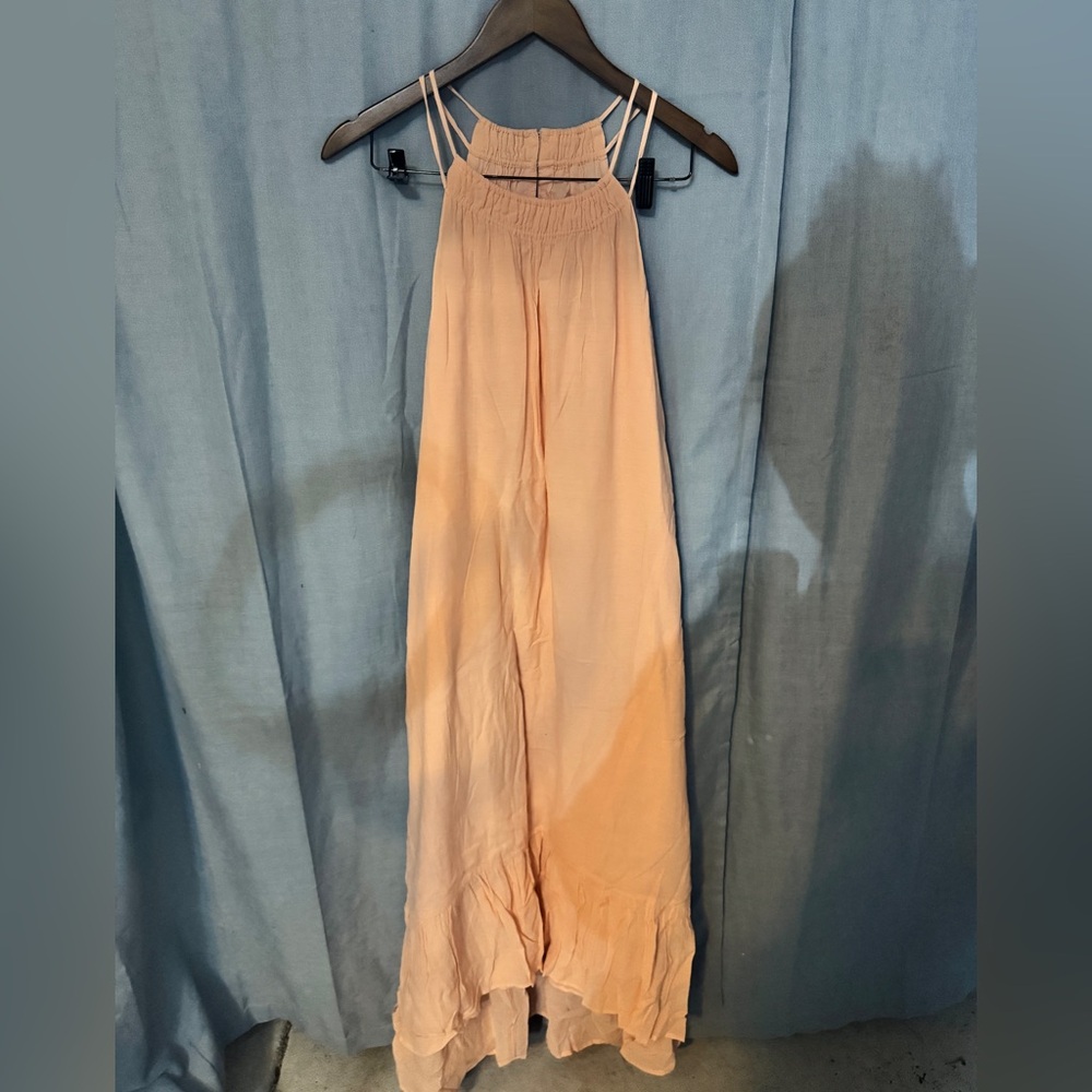 LOFT Apricot Halter Dress